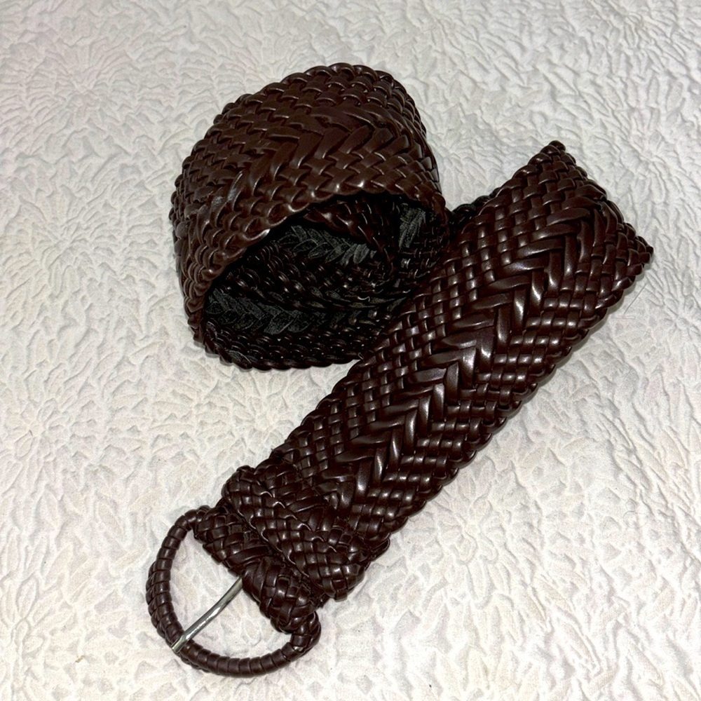 Unbranded Faux Leather Braided Belt
